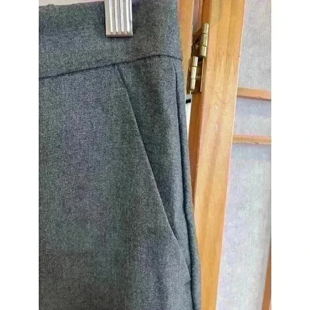 NWT Banana Republic Women's Pull-On Tapered Pants, Gray 8P, Pockets